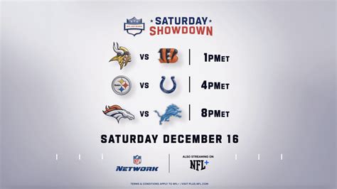 Saturday Showdown on NFL Network