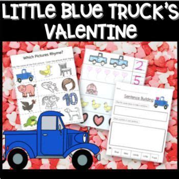 Little Blue Truck Valentines Day | Reading and Math Activities | Alphabet activities ...