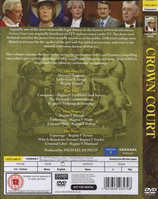 Crown Court - Volume 1 (DVD, Boxed set): John Alkin, John Barron, Joseph Berry, Bernard Brown ...