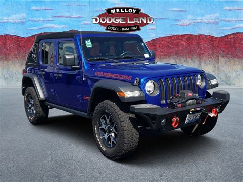 2019 Jeep Wrangler Unlimited Rubicon 31773 Miles Ocean Blue Metallic ...