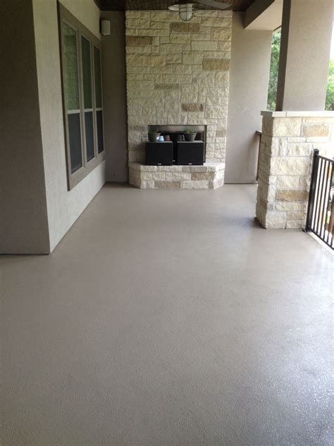 Custom Painted Concrete Patio