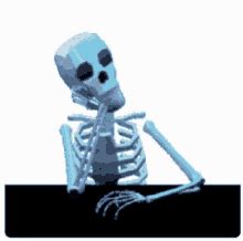 Skeleton Waiting GIFs | Tenor