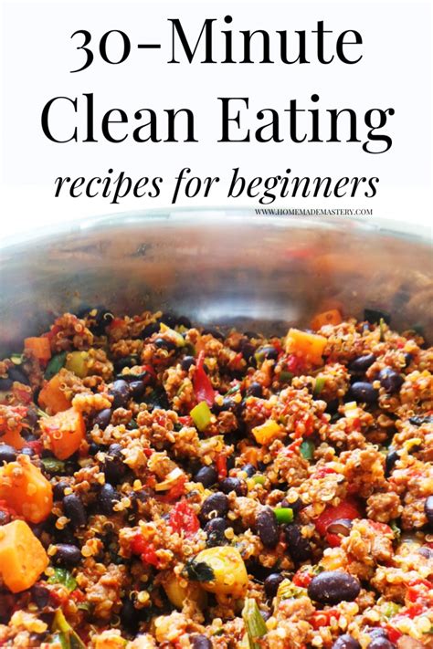 21 Clean Eating Recipes (30 Minutes) - Clean Healthy Meals