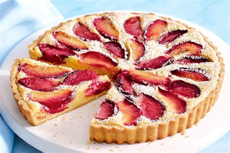 Mixed plum tart