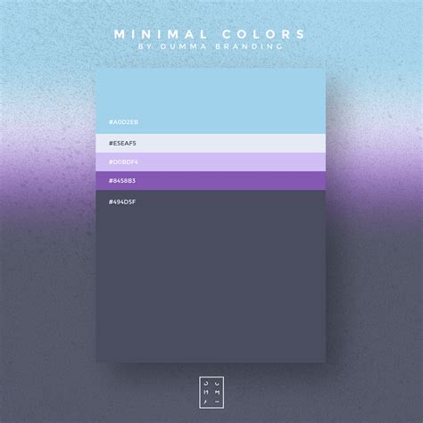 Minimalist Color Palettes are back :: Behance