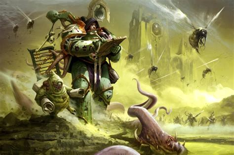 Tallyman of Nurgle MtG Art from Warhammer 40000 Set by Games Workshop - Art of Magic: the Gathering