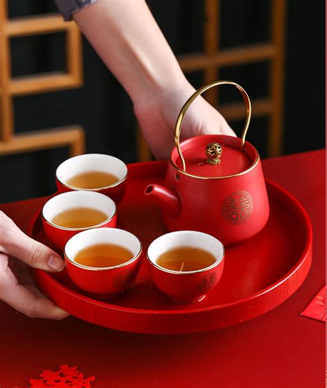 Wedding Tea Ceremony Set Chinese Wedding Tea Set Double - Etsy