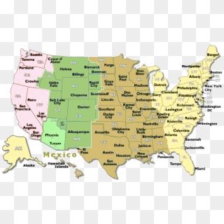 Map Of Time Zones In Usa With State Names – Get Latest Map Update