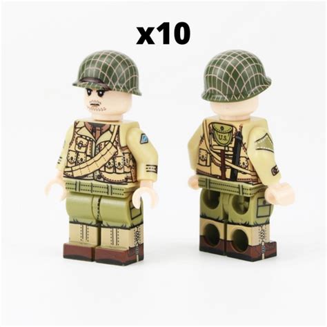 WW2 Army 82nd Airborne Paratrooper Custom LEGO Military Minifigure | lupon.gov.ph