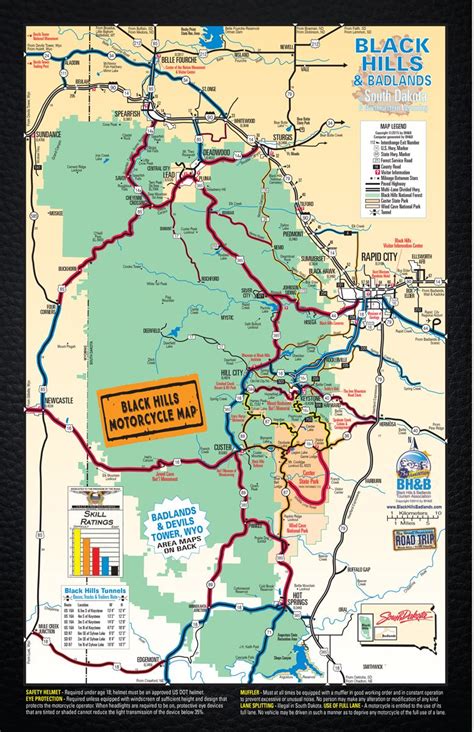 Great Map showing you the best routes to take on your motorcycle during ...