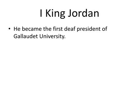 PPT - I King Jordan PowerPoint Presentation, free download - ID:3163989