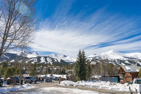 Breckenridge ski resort mountains | Blue skies and snow capp… | Flickr