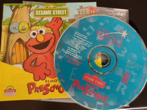 SESAME STREET LEARNING Series Elmo‘s Preschool Deluxe 2-Disc PC CD-ROM Tested $24.99 - PicClick