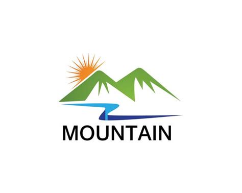 Minimalist Landscape Mountain logo design inspirations 579984 Vector Art at Vecteezy