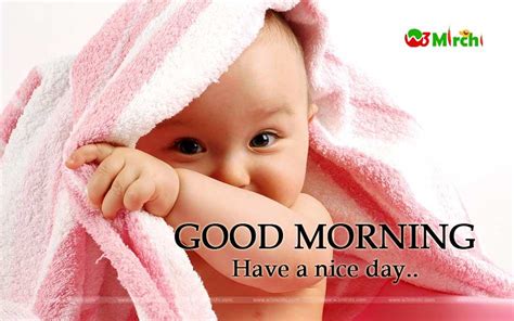 Good Morning Cute Baby Wallpaper