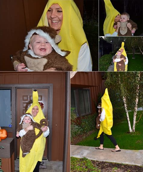 The Monkey and His Banana - Mother/Son Halloween Costume | Mother son ...