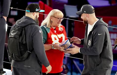 Donna Kelce Gives Homemade Cookies To Sons Ahead Of Super Bowl