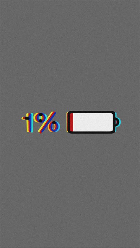 1% Battery Wallpapers - Wallpaper Cave