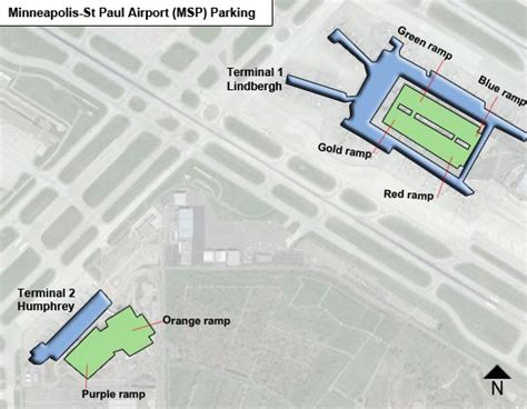 Minneapolis-St Paul Airport Parking | MSP Airport Long Term Parking Rates & Map