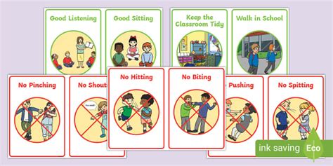 Behaviour Cards - Teaching Resources - Twinkl