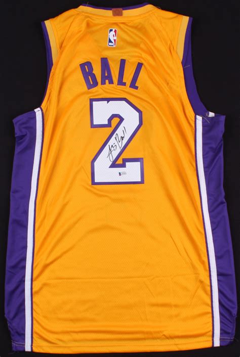 Lonzo Ball Signed Lakers Jersey (Beckett COA) | Pristine Auction