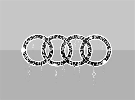 How to draw The Audi logo - 2nd version by ThomasOnTube on DeviantArt