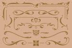 Free Art Nouveau Ornaments & Card Template - Graphic Goods