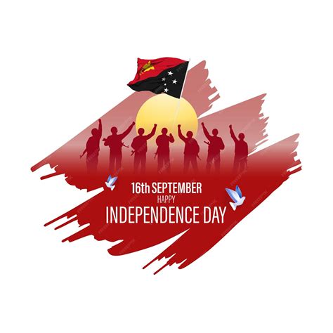 Premium Vector | Vector illustration for papua new guinea independence day