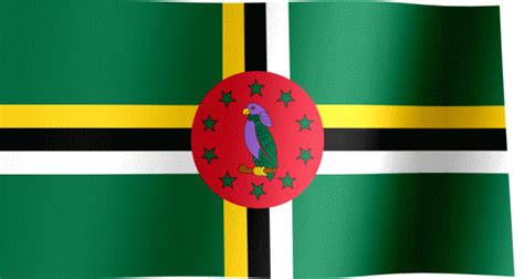 Flag of Dominica (GIF) - All Waving Flags