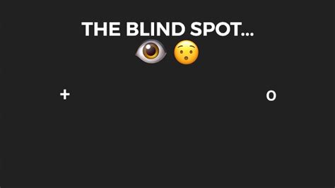 Try this interesting "optic illusion" here! (blind spot in eye) - YouTube