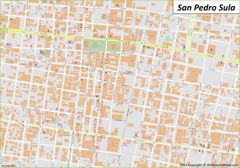 San Pedro Sula Map | Honduras | Detailed Maps of San Pedro Sula