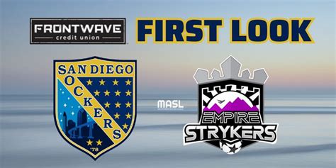 News: Frontwave Credit Union First Look // at Empire - San Diego Sockers