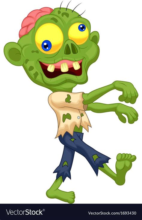 Vector illustration of Zombie cartoon. Download a Free Preview or High Quality Adobe Illustrator ...