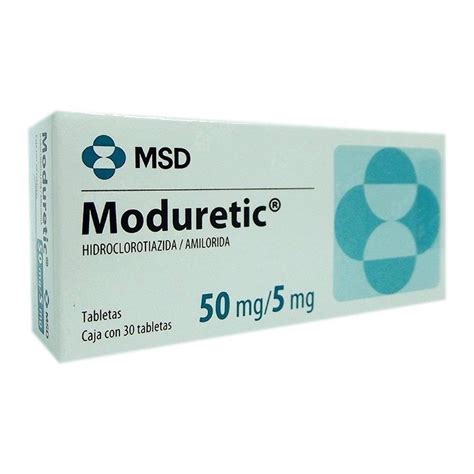 Moduretic 50 mg/5 mg 30 tabletas | Walmart