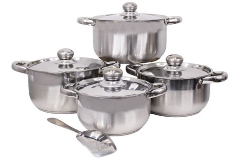 8 Piece Stainless Steel Cookware Set | Shop Today. Get it Tomorrow ...