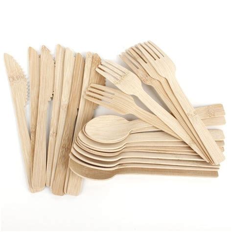 China 100% Biodegradable Bamboo Cutlery Suppliers, Manufacturers - Factory Direct Wholesale ...