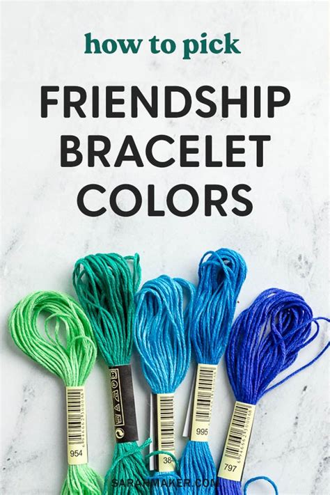 Friendship Bracelet Color Ideas and Combinations - Sarah Maker