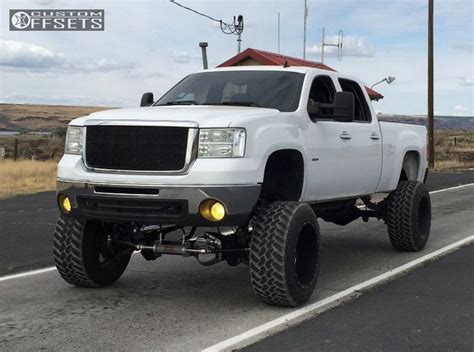 Wheel Offset 2008 Gmc Sierra 2500 Hd Hella Stance 5 Lifted 9 Custom ...