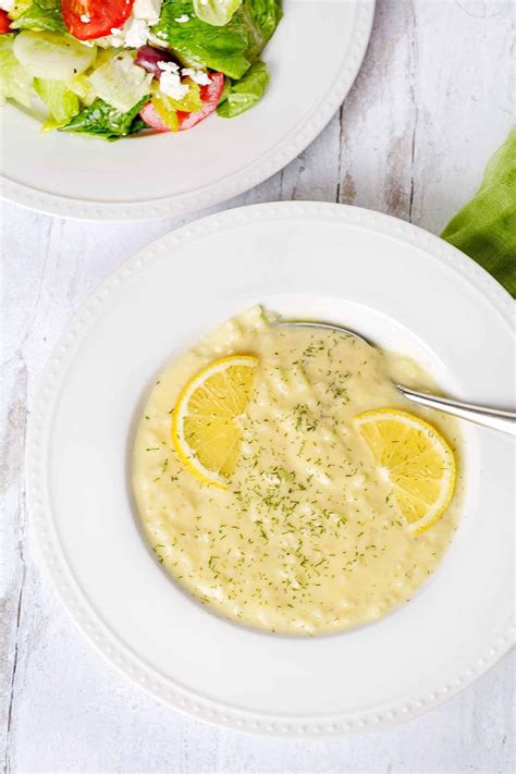 Greek Egg and Lemon Soup (Avgolemono Soup) | Recipe | Lemon soup, Greek lemon soup, Greek lemon ...