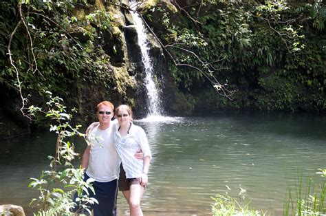 Justin and Lauren Conquer the World! :-): Maui, Hawaii - Hana Highway, Waterfalls Galore