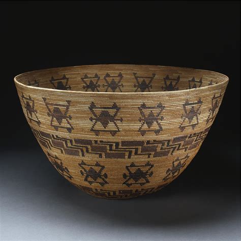 Yokuts Coiled Polychrome Bowl | Lot | Sotheby's | Native american pottery, Native pottery ...