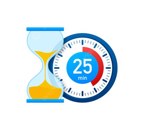 Stopwatch Timer Clipart Vector, The 25 Minutes Timer Stopwatch ...