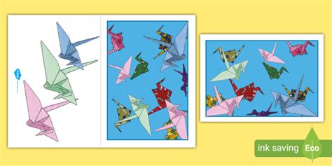 FREE! - Origami Crane Card (teacher made)