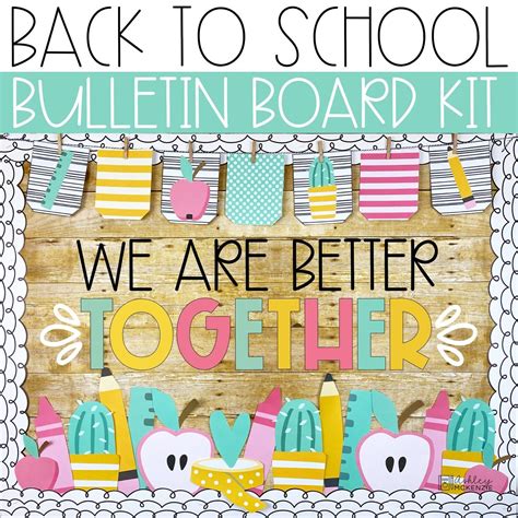 School Supplies Back to School Bulletin Board or Classroom - Etsy UK