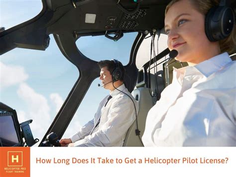 How Long Does It Take to Get a Helicopter License?