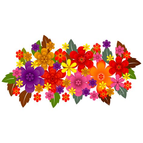 Colorful Flower Pattern Design, Colorful Flower Pattern, Flower, Pattern PNG and Vector with ...