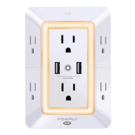 Top 10 Best Wall Surge Protector with USB Ports in 2021 Reviews