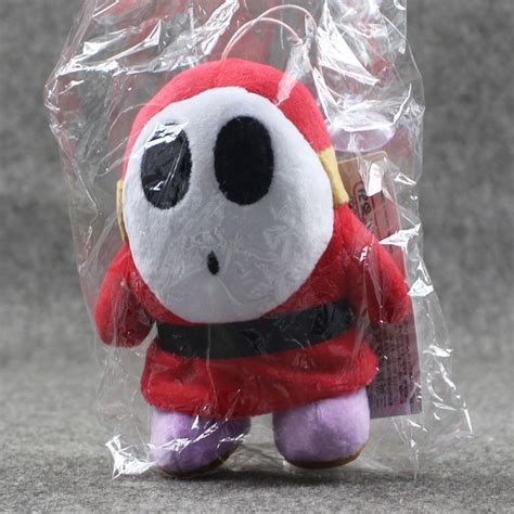 2021 14cm Super Mario Shy Guy Plush Toy Children Plush Stuffed Toys Doll With Suction Cup High ...