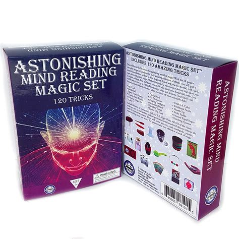 Astonishing Mind Reading Magic Set - 120 Tricks Magic Kit (FT) | D ...