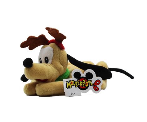 Disney Plush: Pluto the Christmas Dog | Stuffed Animal - Walmart.com